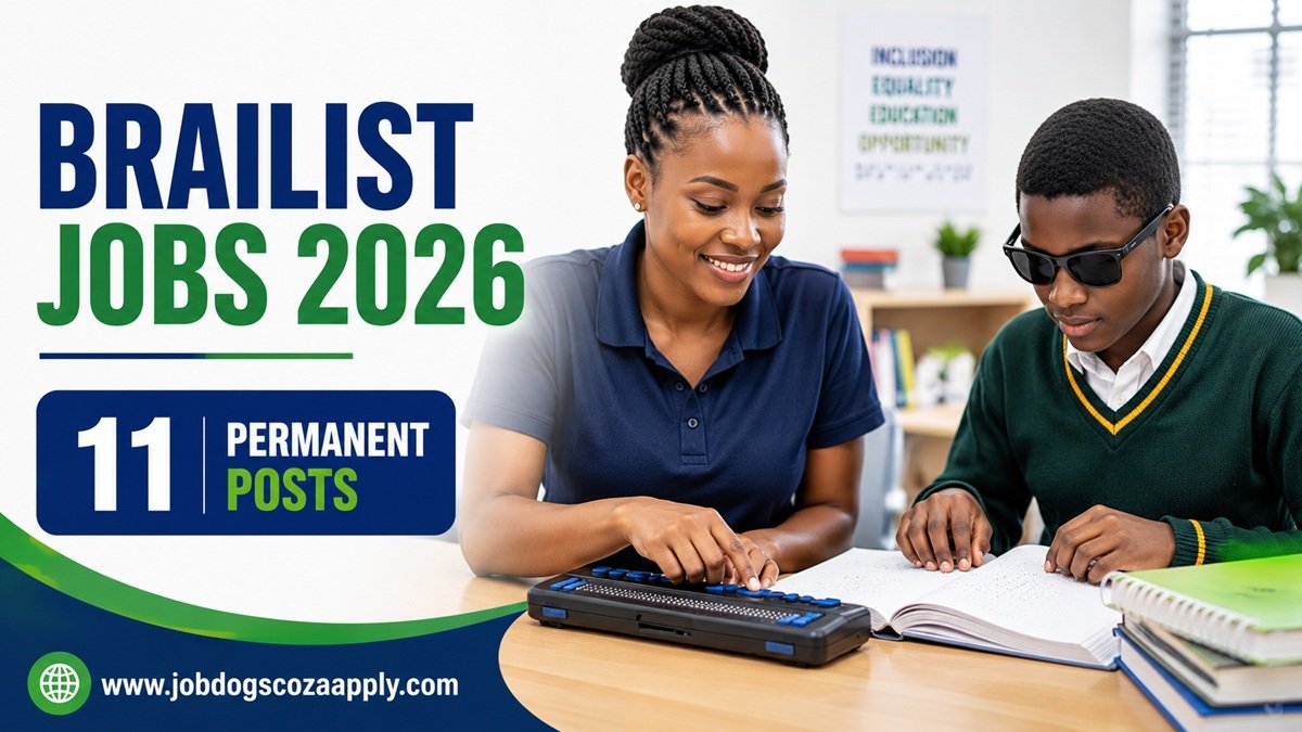 Apply for Limpopo Department of Education Brailist Vacancies 2026. Learn about the 11 permanent government posts, salary, requirements, duties, and application process.